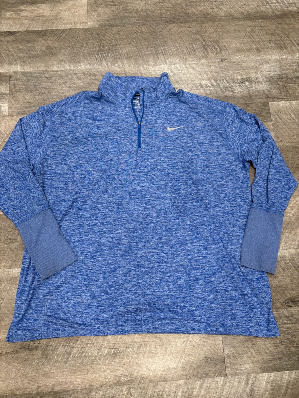 Nike women’s Heather Royal Blue Half-Zip Performance Pullover
